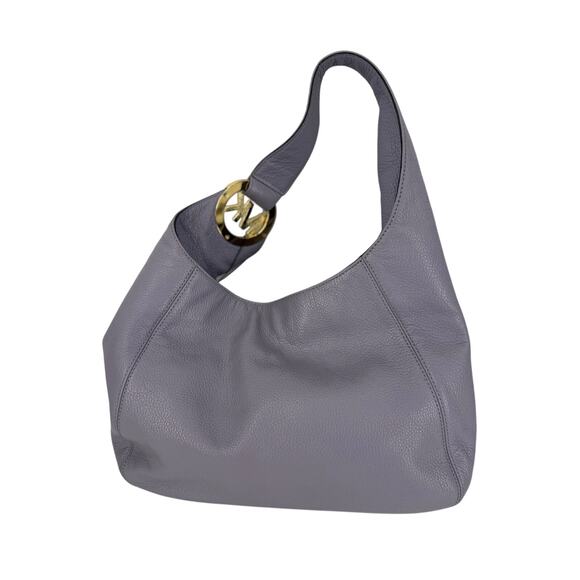 Michael Kors Fulton Slouchy Leather Hobo Bag in Lilac - Picture 1 of 3